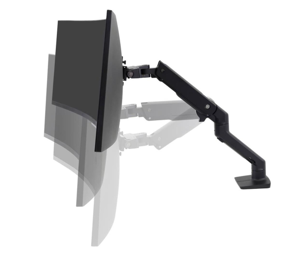 Ergotron HX Desk Monitor Arm Czarny 45-475-224 - 1188658 - zdjęcie